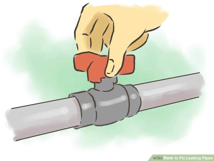 Fixing A 
      Leaking Pipe Joint